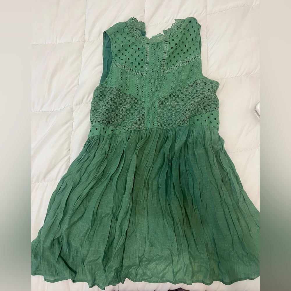 Umgee embroidered peplum dress